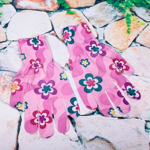 Перчатки нейлоновые Лайт-Цветение 8 р-р набор 5 пар_3