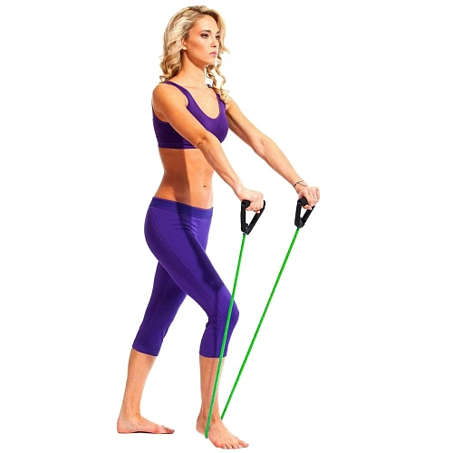 Эспандер трубчатый Life 1,30 м (нагрузка 11-13,5 кг), зеленый_5