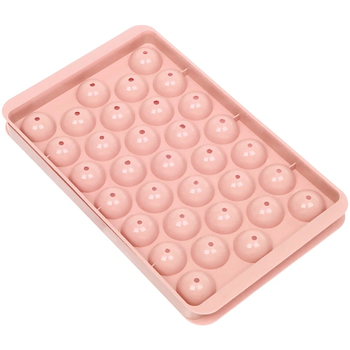 Форма для льда пластиковая Шарики 22,5143см, цвета микс_5