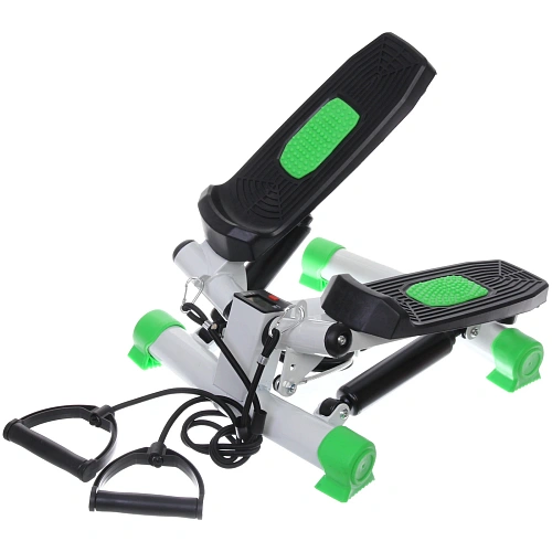 Мини-степпер поворотный с эспандерами MSR-1100, зеленый_5