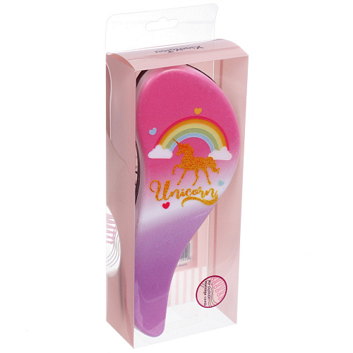 Расческа массажная компактная ТВОИ МЕЧТЫ, микс 4 дизайна, 187,5см (PVC коробка)_6