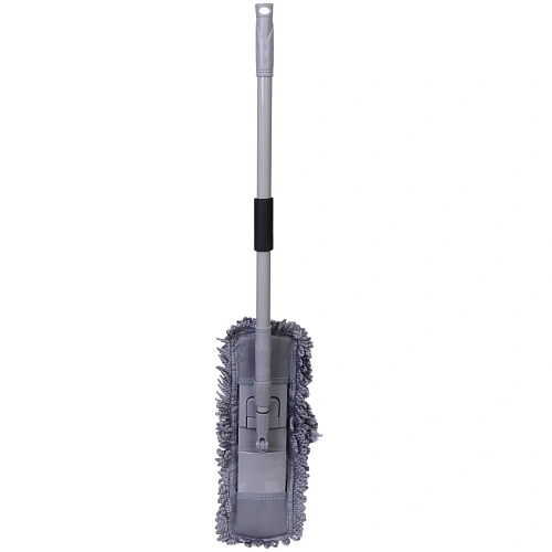 Швабра Селфи с насадкой из микрофибры, насадка 120гр ,Gray _5