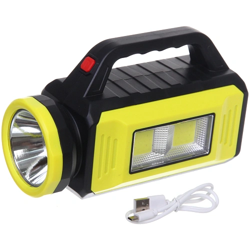 Фонарь ручной 5 режимов 1LED+COB, аккумуляторная батарея 2000mAh USB JL7528A_7