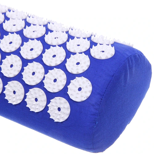 Акупунктурный набор (коврик игольчатый 64х40х2 см и валик 37х15х10 см в сумочке), синий_4