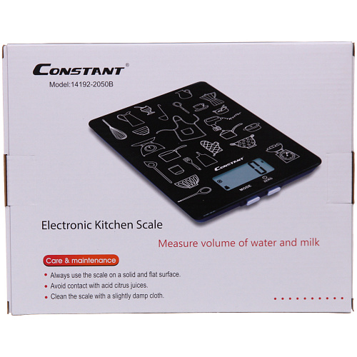 Весы кухонные электронные Constant до 5 кг  (точн1гр) 14192-2050В_12