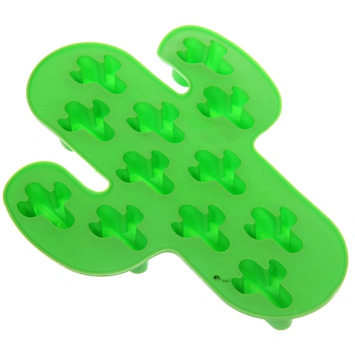 Форма для льда силиконовая Кактус 1814,5см, цвета микс_3