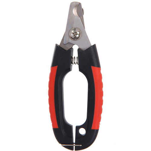 Когтерез для животных ЛАПУСИКИ, коллекция БРО, прорезиненная ручка, цвет чёрныйкрасный, 55155см (блистер)_5