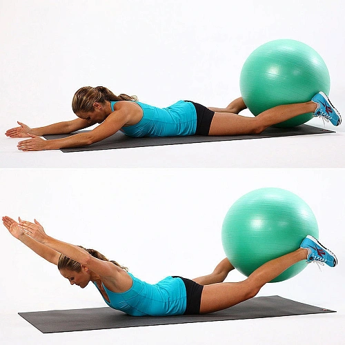 Мяч для фитнеса Sportage 75 см массажный с насосом 1000гр, серебро_13