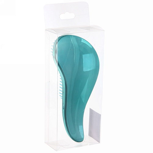 Расческа массажная компактная Your Style, цвет голубой, в коробке, 14,5см_9