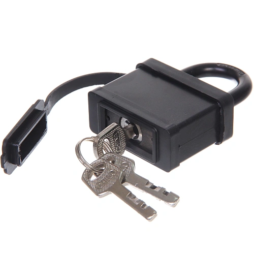 Замок навесной 50мм черный, блистер_5