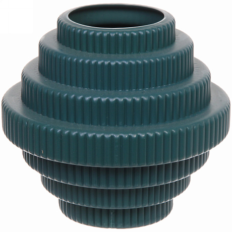 Ваза из пластика "Marlen-Портофино" 0,5л 15*8,3см цвет морская волна