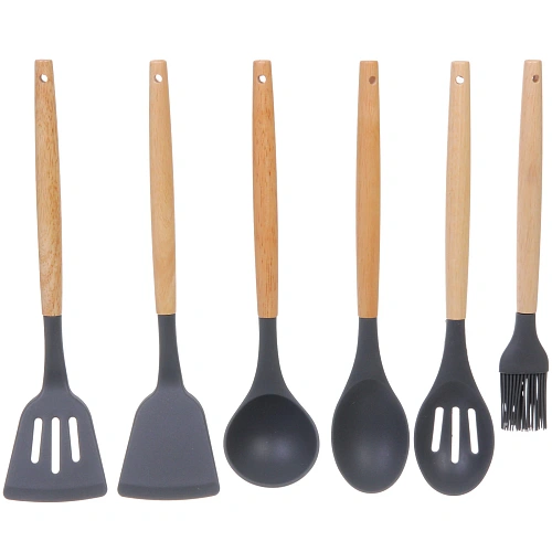 Набор кухонных принадлежностей  12шт Felicità серый_3