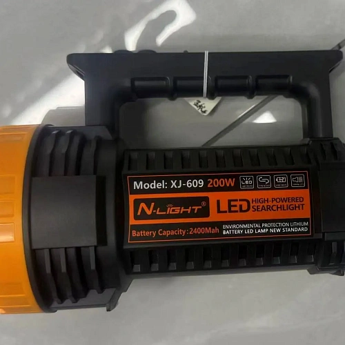 Фонарь ручной 4 режима 1LED, аккумуляторная батарея 2400mAh USB XJ609