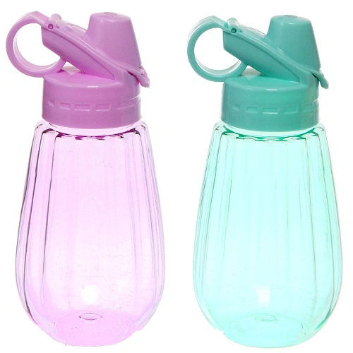 Бутылка питьевая пластиковая 580мл Прохлада, микс цветов_4