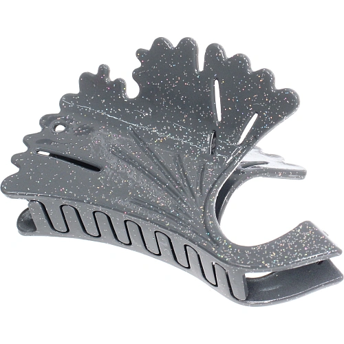 Заколка - краб для волос AKS - VIENTO, микс 6 цветов, цветок, 9,55,5см _3