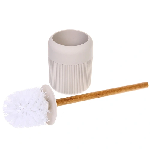 Ерш с закрытой подставкой Рапсодия 40 см бежевый_3