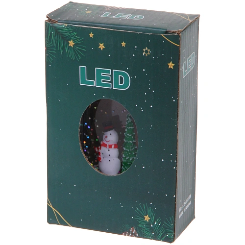 Сувенир с подсветкой Загадка - Снеговик 7,5412,5 см (работает от батареек LR443)_10