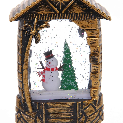 Сувенир с подсветкой Загадка - Снеговик 7,5412,5 см (работает от батареек LR443)_9