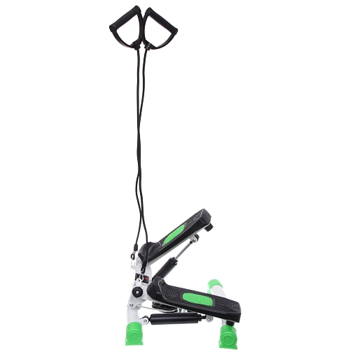 Мини-степпер поворотный с эспандерами MSR-1100, зеленый_9