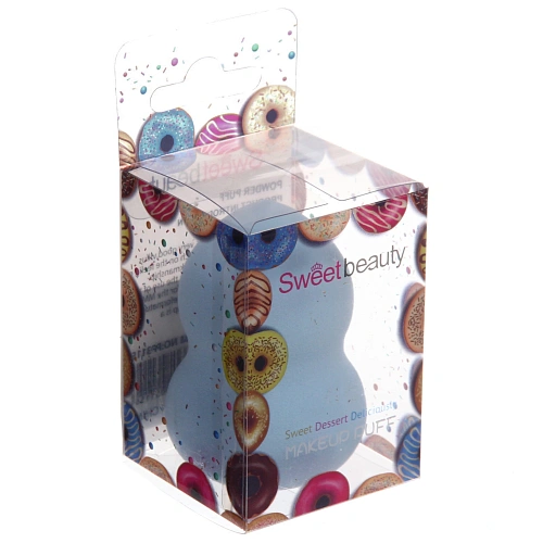 Спонж для макияжа KALISTO, цвет голубой, 4,26см_3