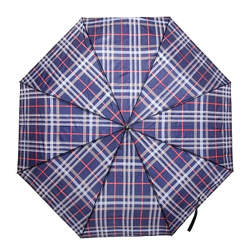 Ультрамарин Зонт мужской механический Классика клетка d-100см 125-1_3