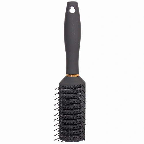 Расческа массажная СЕКРЕТ ТВОЕЙ КРАСОТЫ, продувная, цвет черный, матовое покрытие, 4,322см_5