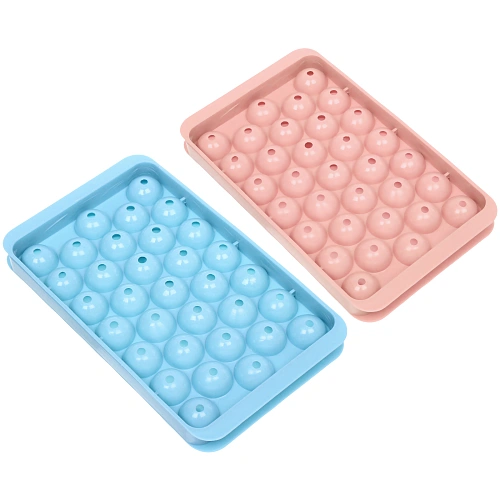 Форма для льда пластиковая "Шарики" 18*10*2см, цвета микс