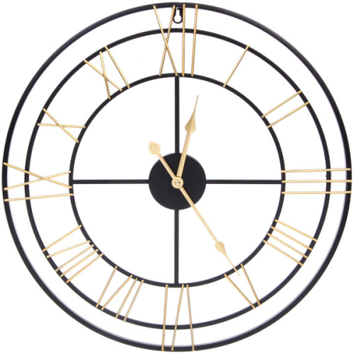 Часы настенные "LOFT HOME " 50см, желтые цифры