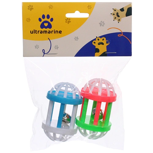 Игрушки в наборе 2шт МУРОЧКИН, цвет микс, с бубенчиками, 53,5см_5