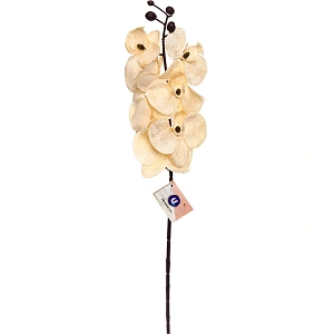 Искусственные цветы "FLOWERS MAGIC" 70см Орхидея кремовая