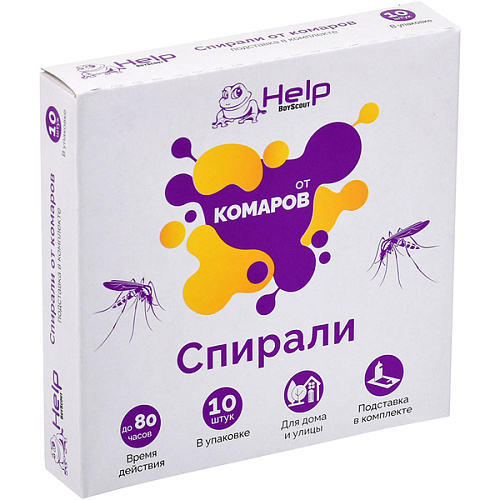Спирали от комаров 10шт HELP _3