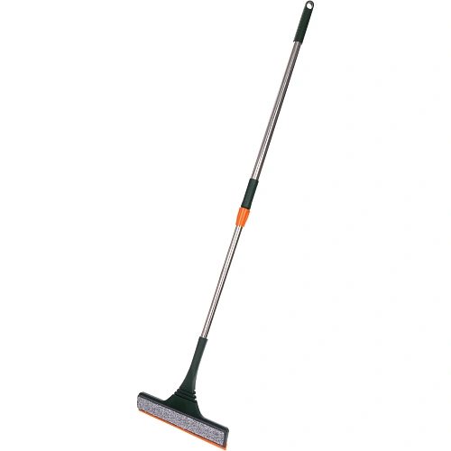 Окномойка для мытья стекол телескопическая ручка 120см губка 28см в комплекте две насадки_3