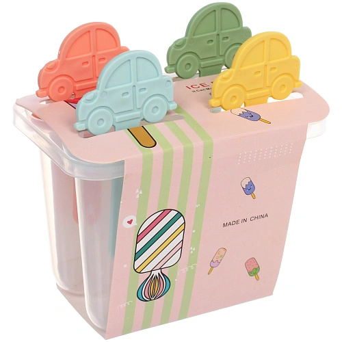 Форма для приготовления мороженого Машинка 4шт_3