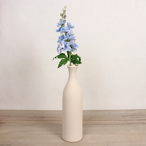 Цветок искусственный Natur 70см Дельфиниум голубой_5