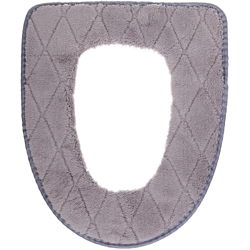 Чехол для сиденья унитаза "Homely" серый