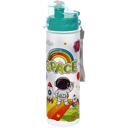 Бутылка питьевая пластиковая 700мл Космос, микс цветов_14