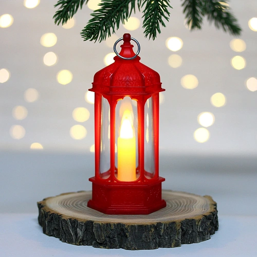 Сувенир с подсветкой "Тайна" 6,2*13,5 см, Красный (работает от батареек LR44*3)