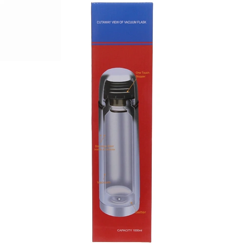 Термос металлический 1000мл в чехле Хаки_9