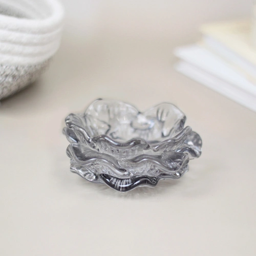 Подсвечник "Роза" 10*4,5 см, Графит