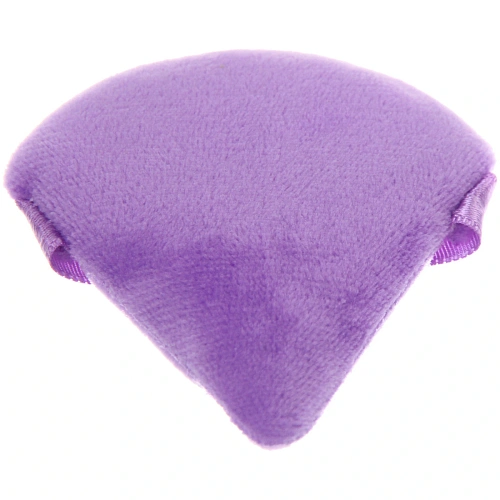 Пуховка-спонж для макияжа ЭФФЕКТО, капля, цвет фиолетовый, 43см_4