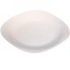 Тарелка "White magic" 25,5*25,5см стеклокерамика мягкий квадрат