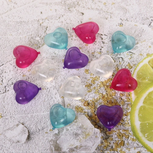 Формочки для охлаждения коктейлей Сердечки в наборе 12шт_3