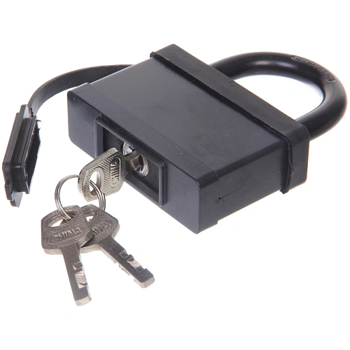 Замок навесной 70мм черный, блистер_5