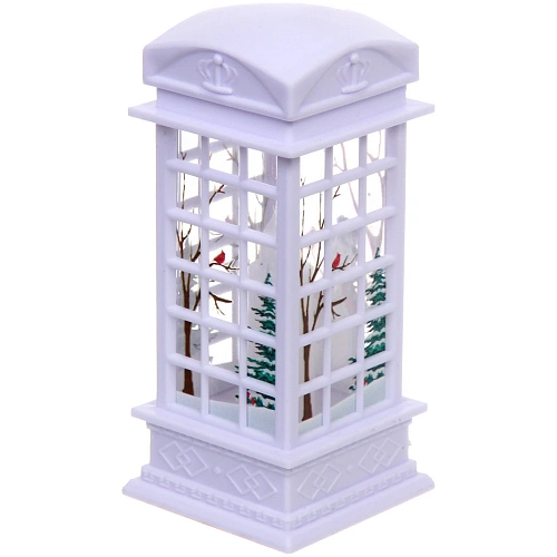 Сувенир с подсветкой Телефонная будка 5,211,5 см, Белый_5
