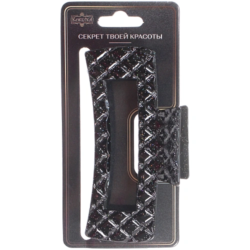 Заколка - краб для волос AKS - MANTANA, микс 6 цветов, прямоугольник,10,53,5см _15