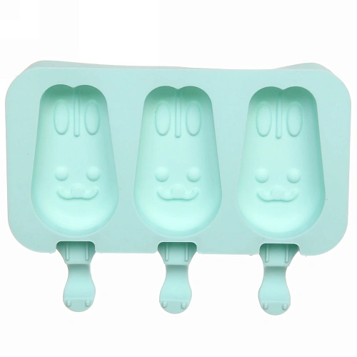 Форма для приготовления мороженого Зайки силиконовая 19,515см_10