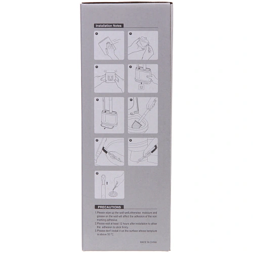 Ерш с креплением на стену Стиль 40см, силиконовая щетка 8623_7