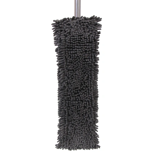 Швабра Селфи с насадкой из микрофибры, насадка 150гр ,букли Gray _9