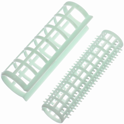 Бигуди пластмассовые с зажимом 5шт Beauty Room, цвет розовый и мятный, 72,5см_5