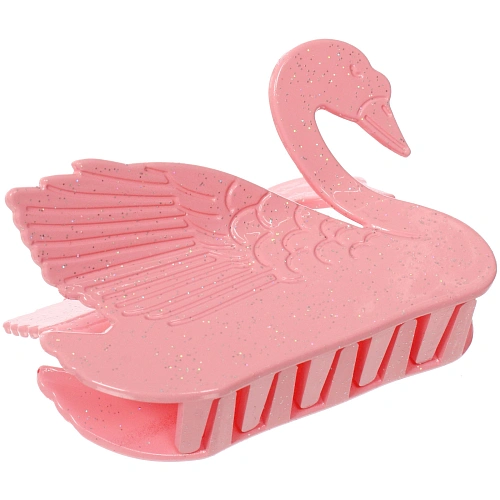 Заколка - краб для волос AKS - VIENTO, микс 6 цветов, прямоугольник, 85,5см _11